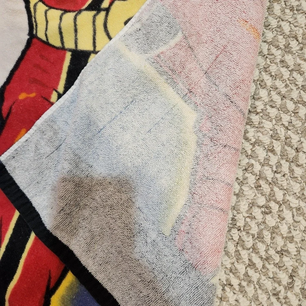 Disney Power Rangers Samurai Beach Towel Red Blue‎ Yellow Green Characters